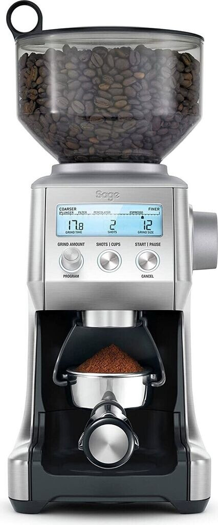 آسیاب قهوه حرفه‌ ای سیج انگلستان مدل Sage the Smart Grinder Pro silber - آسیاب قابل تنظیم با تیغه استیل ضد زنگ